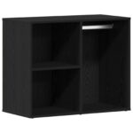 vidaXL Kosmetický kabinet Čierny dub 80 x 40 x 65 cm Kompozitné drevo – Obrázok 2