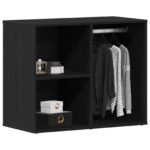 vidaXL Kosmetický kabinet Čierny dub 80 x 40 x 65 cm Kompozitné drevo – Obrázok 3