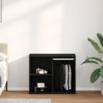 vidaXL Kosmetický kabinet Čierny dub 80 x 40 x 65 cm Kompozitné drevo – Obrázok 4