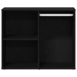 vidaXL Kosmetický kabinet Čierny dub 80 x 40 x 65 cm Kompozitné drevo – Obrázok 6