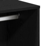 vidaXL Kosmetický kabinet Čierny dub 80 x 40 x 65 cm Kompozitné drevo – Obrázok 8