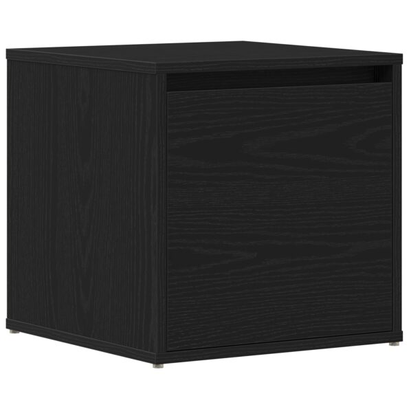 vidaXL Box Drawer Čierna Dub 40,5x40x40 cm Kompozitné drevo – Obrázok 2
