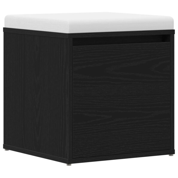 vidaXL Box Drawer Čierna Dub 40,5x40x40 cm Kompozitné drevo – Obrázok 3