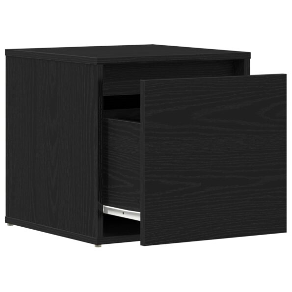 vidaXL Box Drawer Čierna Dub 40,5x40x40 cm Kompozitné drevo – Obrázok 5