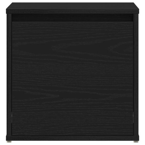 vidaXL Box Drawer Čierna Dub 40,5x40x40 cm Kompozitné drevo – Obrázok 6