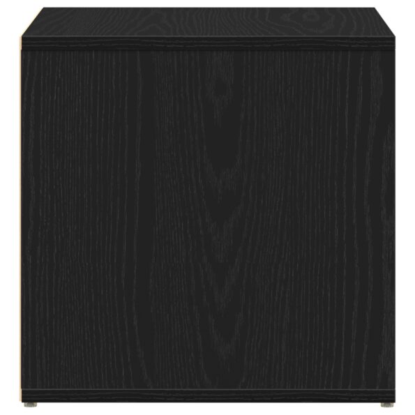 vidaXL Box Drawer Čierna Dub 40,5x40x40 cm Kompozitné drevo – Obrázok 7