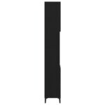 vidaXL Kúpeľňová skriňa Čierny dub 30 x 30 x 190 cm Kompozitné drevo – Obrázok 8