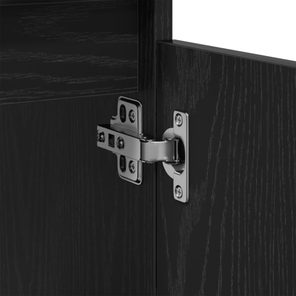 vidaXL Umývadlová skrinka Čierny dub 58x33x60 cm Drevený kompozit – Obrázok 11