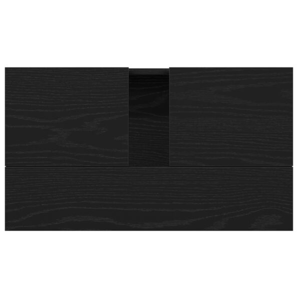 vidaXL Umývadlová skrinka Čierny dub 58x33x60 cm Drevený kompozit – Obrázok 9