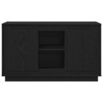 vidaXL Bočný stolík Čierne dub 102x35x60 cm z technického dreva – Obrázok 7