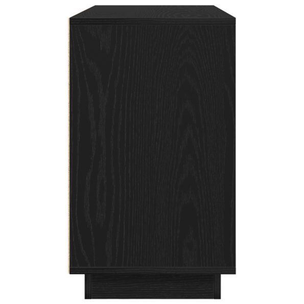 vidaXL Bočný stolík Čierne dub 102x35x60 cm z technického dreva – Obrázok 8