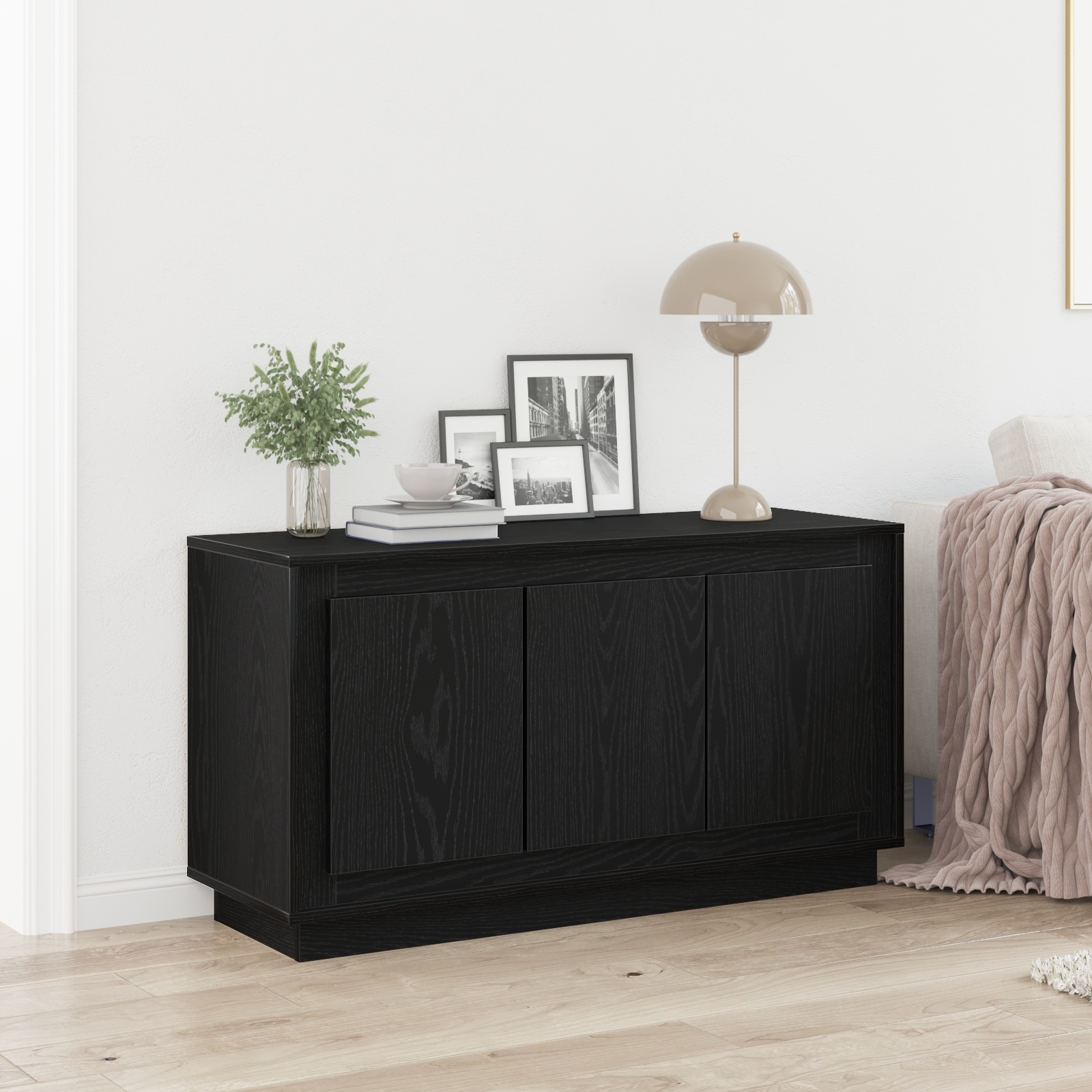 862816_1.jpg vidaXL Servírovacia skriňa Čierny dub 102 x 35 x 55 cm – Obrázok 1