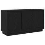 vidaXL Servírovacia skriňa Čierny dub 102 x 35 x 55 cm – Obrázok 2