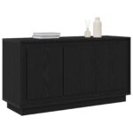 vidaXL Servírovacia skriňa Čierny dub 102 x 35 x 55 cm – Obrázok 3