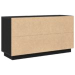 vidaXL Servírovacia skriňa Čierny dub 102 x 35 x 55 cm – Obrázok 8