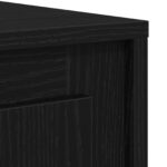 vidaXL Servírovacia skriňa Čierny dub 102 x 35 x 55 cm – Obrázok 9
