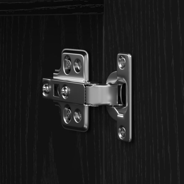 vidaXL TV skrinka čierna dub 180x31,5x40 cm z inžinierskeho dreva – Obrázok 9