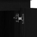 vidaXL Vysoký stolík čierny dub 60x35.5x103.5 cm Inžinierske drevo – Obrázok 9