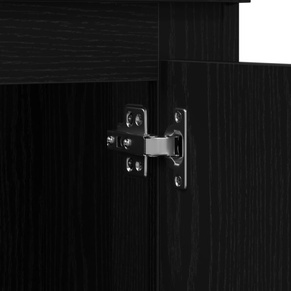 vidaXL Vysoký stolík čierny dub 60x35.5x103.5 cm Inžinierske drevo – Obrázok 9