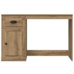 vidaXL Stôl s dverami Remeselný dub 50 x 115 x 75 cm Kompozitné drevo – Obrázok 7