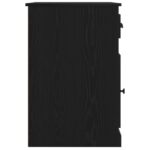 vidaXL Stôl s úložným priestorom Čierny dub 50x115x75 cm Drevotrieska – Obrázok 8