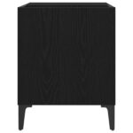 vidaXL Rámový kabinet Čierny Dub 84,5x38x48 cm Zložené drevo – Obrázok 6