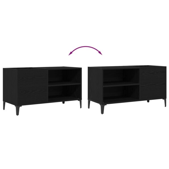 vidaXL Rámový kabinet Čierny Dub 84,5x38x48 cm Zložené drevo – Obrázok 9