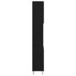 vidaXL Kúpeľňová skriňa Čierny dub 30 x 30 x 190 cm Kompozitné drevo – Obrázok 8