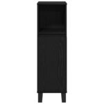 vidaXL Kúpeľňová skrinka Čierne dubové 30x30x100 cm z inžinierskeho dreva – Obrázok 7