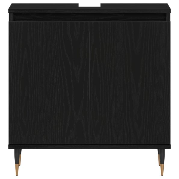 vidaXL Kúpeľňová skrinka Čierny dub 58x33x60 cm Kompozitné drevo – Obrázok 6