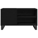 vidaXL Skrinka na gramofónové platne Čierny dub 85 x 38 x 48 cm – Obrázok 5