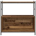 vidaXL Regál na knihy Tmavý dub 80 x 30 x 78.5 cm Kompozitné drevo – Obrázok 6