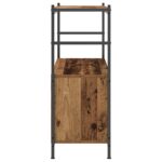 vidaXL Regál na knihy Tmavý dub 80 x 30 x 78.5 cm Kompozitné drevo – Obrázok 7