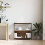 vidaXL Regál na knihy dub artisan 80 x 30 x 78.5 cm Kompozitné drevo – Obrázok 4