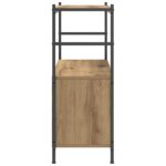 vidaXL Regál na knihy dub artisan 80 x 30 x 78.5 cm Kompozitné drevo – Obrázok 7