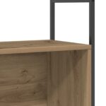 vidaXL Regál na knihy dub artisan 80 x 30 x 78.5 cm Kompozitné drevo – Obrázok 8