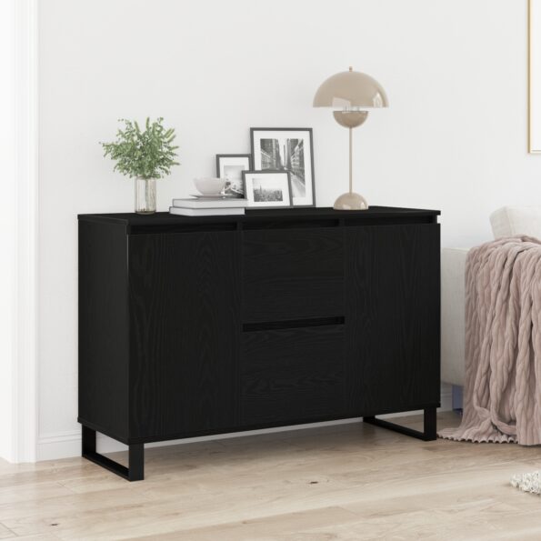 862935_1.jpg vidaXL Komoda Čierny Dub 104x35x70 cm Zákľadowé drevo – Obrázok 1