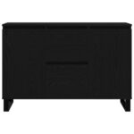 vidaXL Komoda Čierny Dub 104x35x70 cm Zákľadowé drevo – Obrázok 7