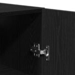 vidaXL Závesná skrinka Čierny dub 69,5 x 34 x 90 cm Kompozitné drevo – Obrázok 10