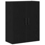 vidaXL Závesná skrinka Čierny dub 69,5 x 34 x 90 cm Kompozitné drevo – Obrázok 2