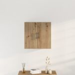 vidaXL Nástenná skrinka Nástenný Remeselný dub 60 x 31,5 x 60 cm – Obrázok 4