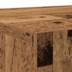 vidaXL Servírovacia skriňa Staré drevo 90 x 34 x 80 cm – Obrázok 9