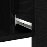 vidaXL Biela komoda Čierny Dub 100x36x60 cm – Obrázok 10