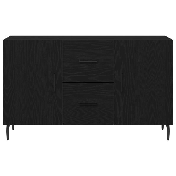 vidaXL Biela komoda Čierny Dub 100x36x60 cm – Obrázok 7