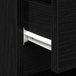 vidaXL Nočné skrinky 2ks čierny dub 40x35x50 cm kompozitné drevo – Obrázok 11