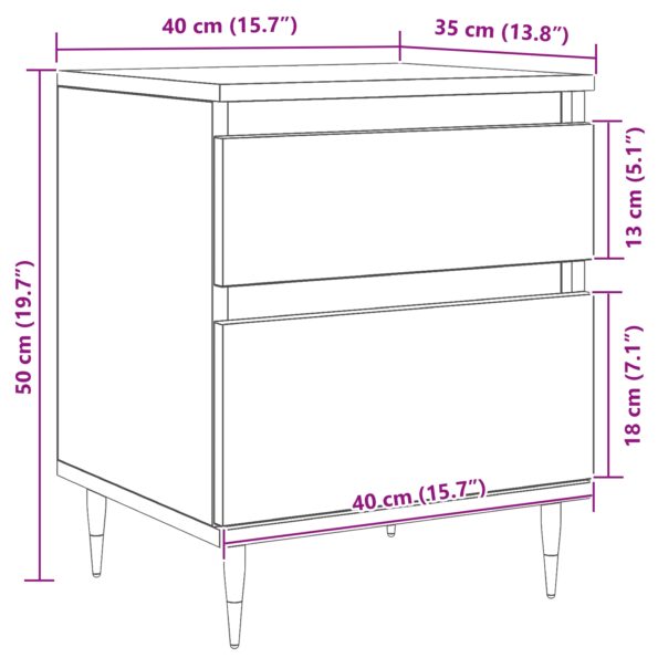 862966_13.jpg vidaXL Nočné skrinky 2ks čierny dub 40x35x50 cm kompozitné drevo – Obrázok 13