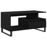 vidaXL Konferenčný stolík Čierny dub 90 x 49 x 45 cm Kompozitné drevo – Obrázok 2