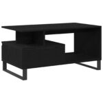 vidaXL Konferenčný stolík Čierny dub 90 x 49 x 45 cm Kompozitné drevo – Obrázok 8