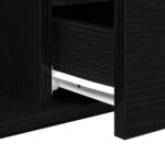 vidaXL Konferenčný stolík Čierny dub 90 x 49 x 45 cm Kompozitné drevo – Obrázok 9