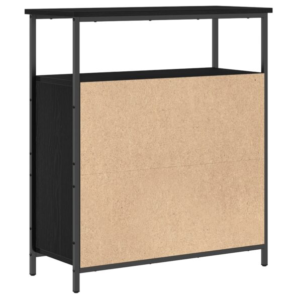 vidaXL Nástenná skriňa Čierny dub 69,5x34x90 cm Drevotrieska – Obrázok 8